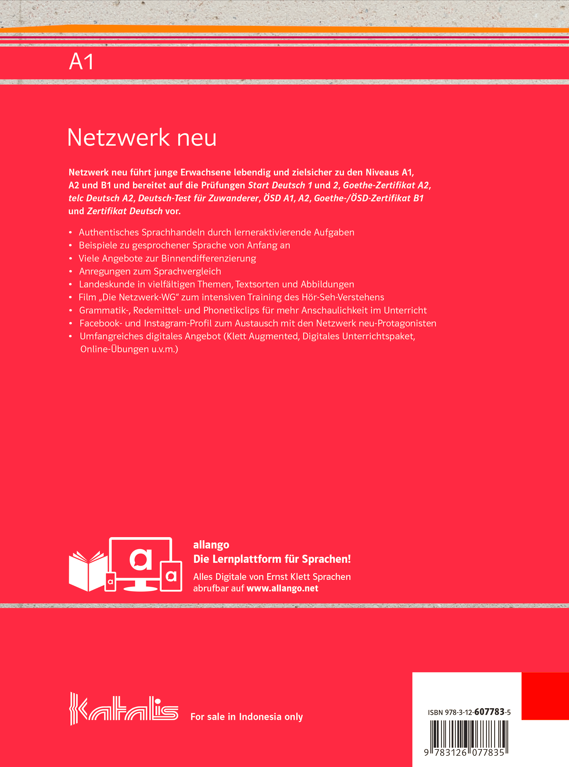 Netzwerk neu A1, Paket Buku (Kursbuch dan Übungsbuch)