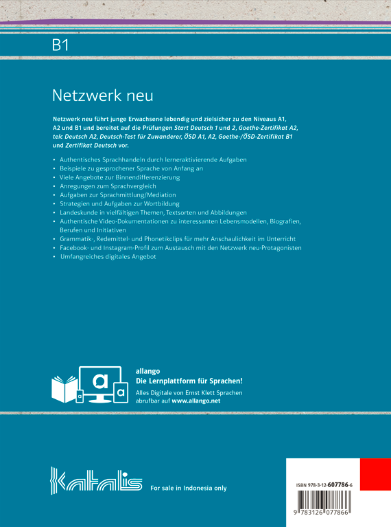 Netzwerk neu B1, Paket Buku (Kursbuch dan Übungsbuch)